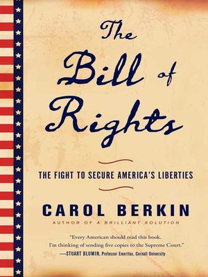 cover image of The Bill of Rights